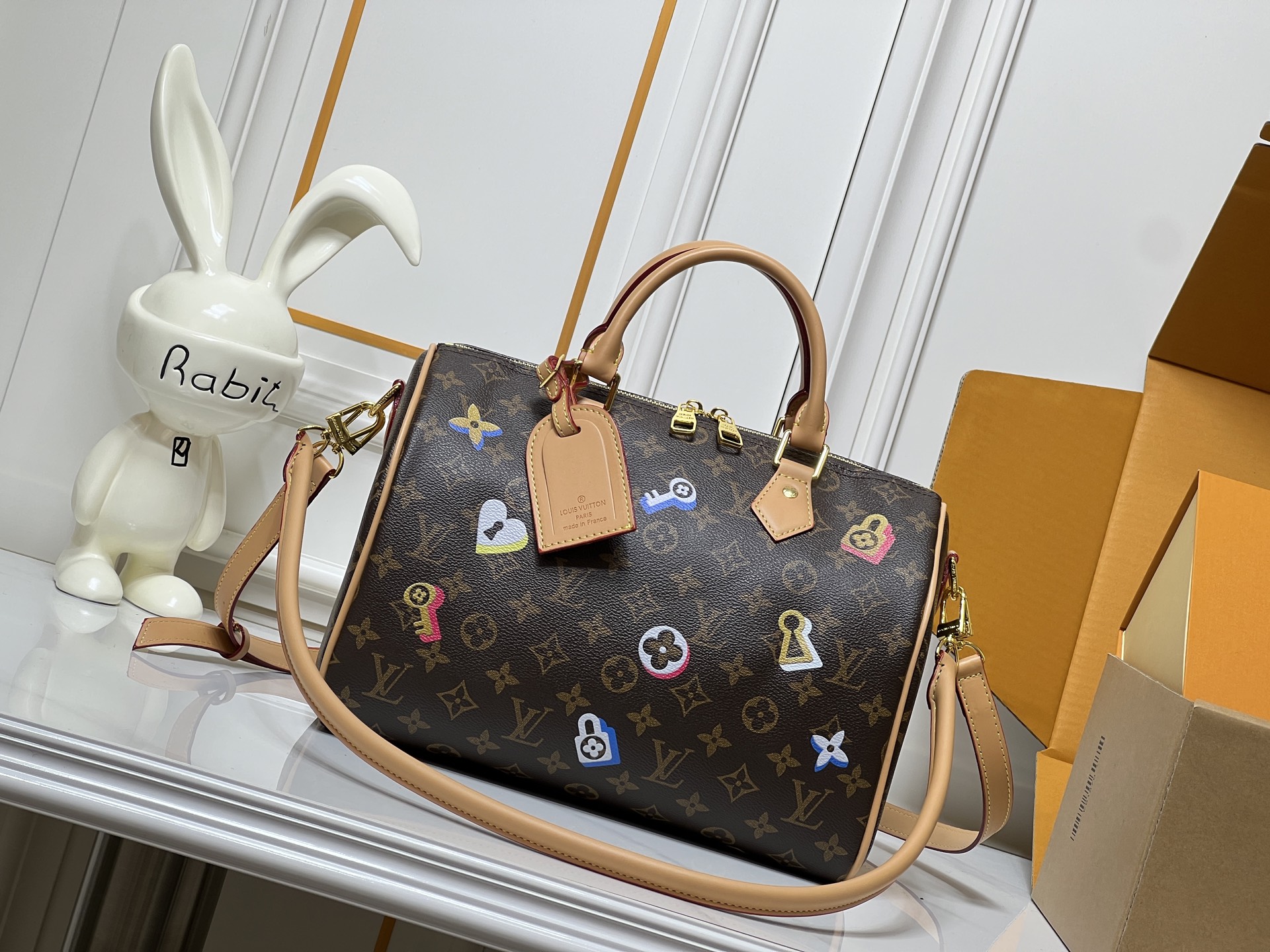 Louis Vuitton LV Classic Handbag Premium Canvas Model M12956 Crossbody Strap Fashion Statement Unisex